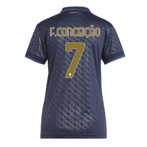 Fotbalové Dres Juventus Francisco Conceicao #7 Dámské Alternativní 2024-25 Krátký Rukáv